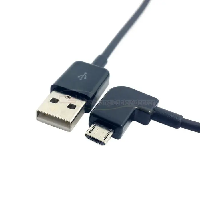Cable Micro USB V8 Macho Carga Rápida Ángulo Izquierdo 90° - imagen 5