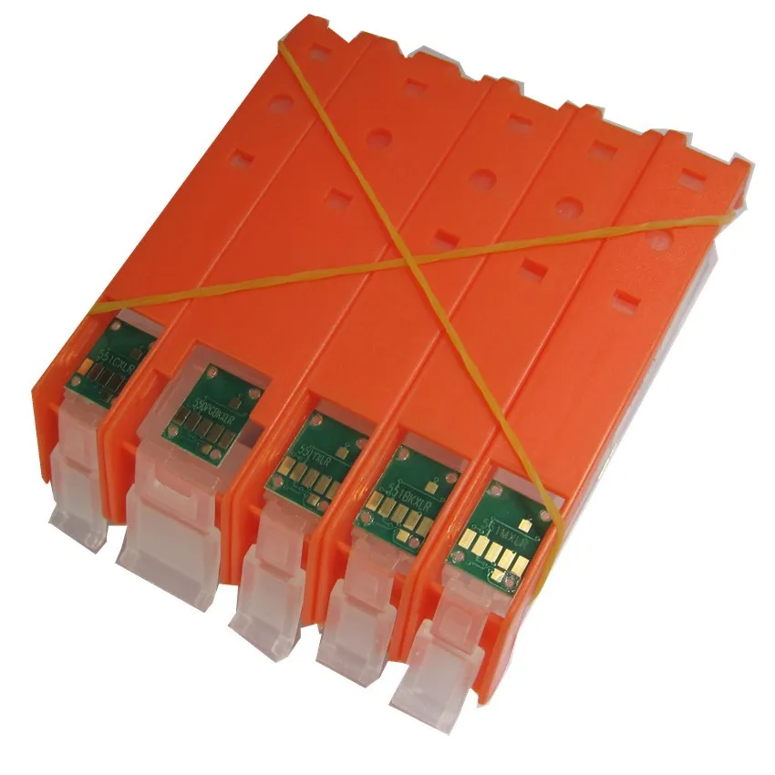 Cartucho de tinta recargable, recambio de chip permanente para impresora canon PIXMA MG6840, MG5740, TS5040, TS6040, PGI-470, PGBK 470, 471, CLI-471 - imagen 3