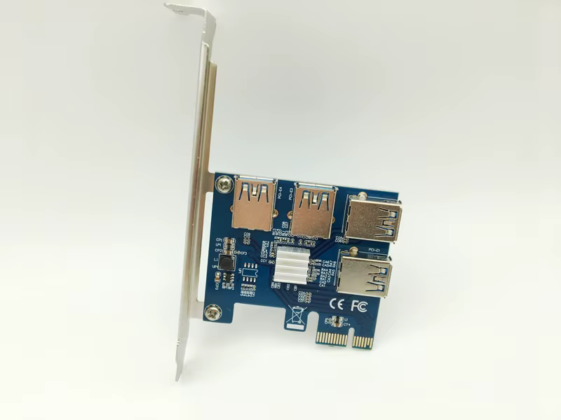 Tarjeta Expansión PCI Express USB 3.0 - 4 puertos vertical
