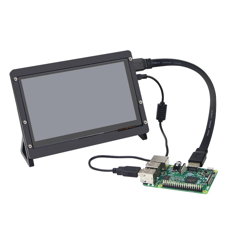 Pantalla táctil IPS de 7 pulgadas para Raspberry Pi 4, pantalla LCD de 1024x600/800x480 para Raspberry Pi 3B + 3B Jetson Nano PC, unidad gratis - imagen 4