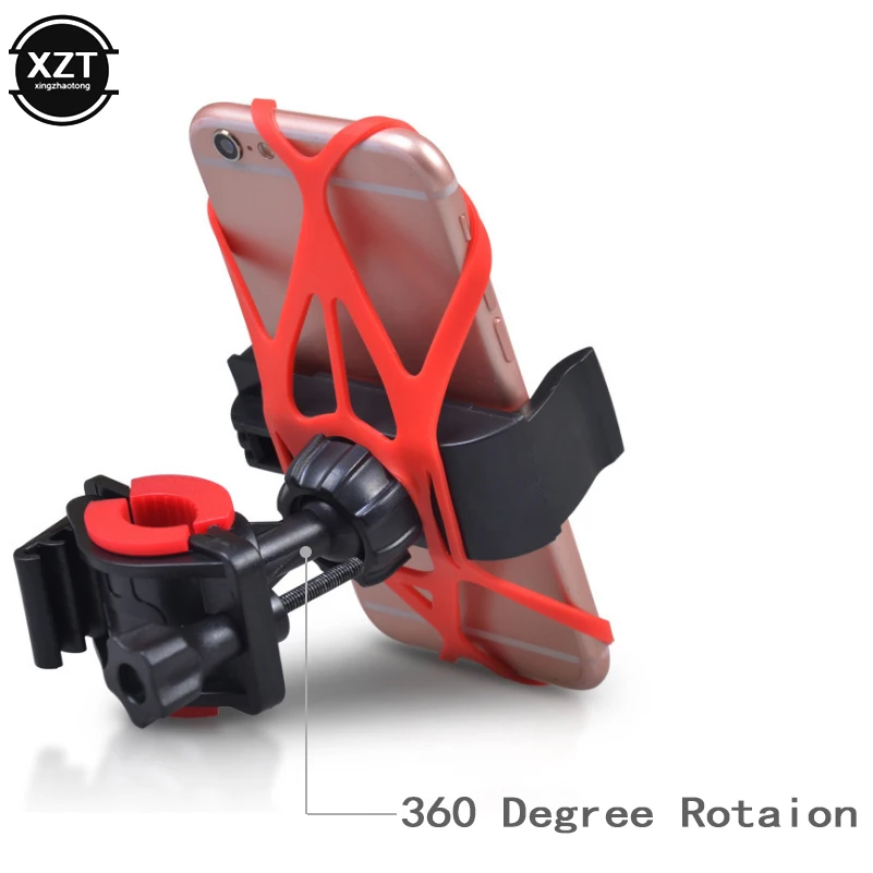 Soporte para manillar de bicicleta, extensor de Clip para teléfono con banda de soporte de silicona para Iphone x Samsung XIAOMI GPS - imagen 2
