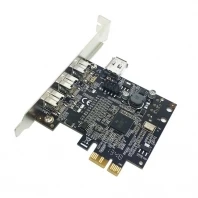 Tarjeta PCIe FIREWIRE PCI-E pci-express FIREWIRE 800 1394B, 4 puertos, 3 + 1, funciona con WINDOWS 8 / 7 / MAC OS - imagen 4