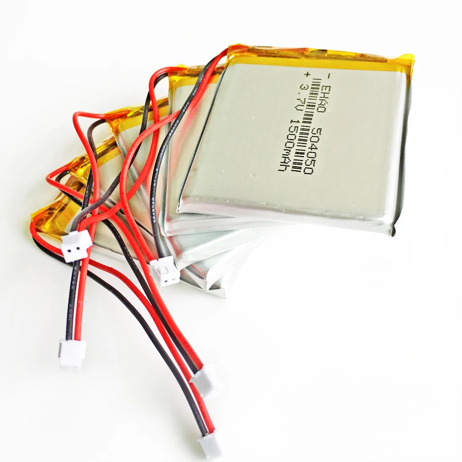 Batería LiPo recargable de 3,7 V y 1500mAh, 10 x piezas, 504050 + JST, 1,5mm, enchufe de 2 pines para DVD PAD, cámara de teléfono móvil - imagen 4
