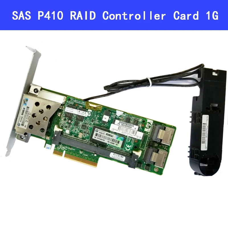 Tarjeta controladora de matriz SAS P410 RAID, 462919-001, 013233-001, 6Gb, PCI-E, con batería de 1G de RAM