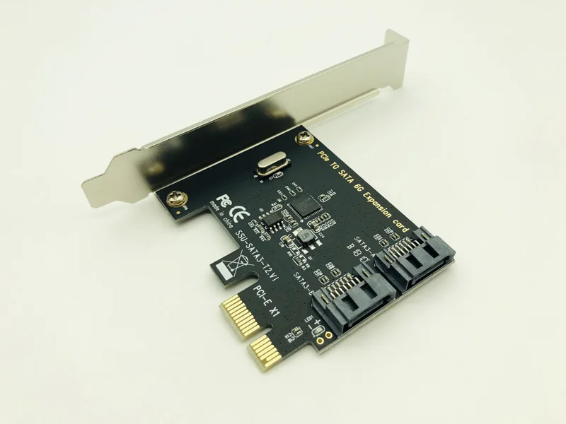 Tarjetas de expansión H1111Z PCI-E SATA 1X 4X 8X 16X PCI-E PCI Express a SATA 3,0, 2 puertos SATA III, 6Gbps - imagen 4