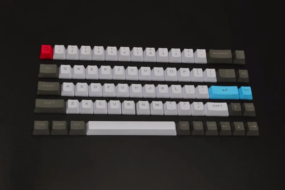 YMDK 60 64 68 ANSI teclas personalizadas perfil OEM juego de teclas PBT gruesas para teclado mecánico Cherry MX GH60 SP64 GK64 Tada68 - imagen 4