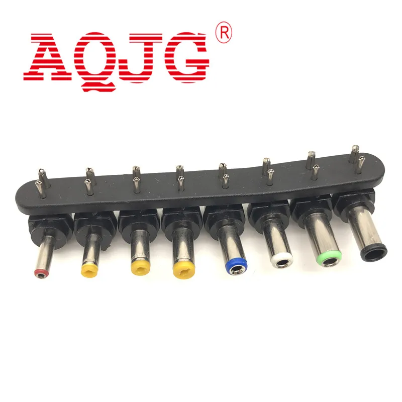 Adaptador de cargador de corriente Universal 8 en 1 para AC, adaptador de 2 pines para DC, conjunto de herramientas para ordenador de escritorio, portátil, PC, alta compatibilidad - imagen 2