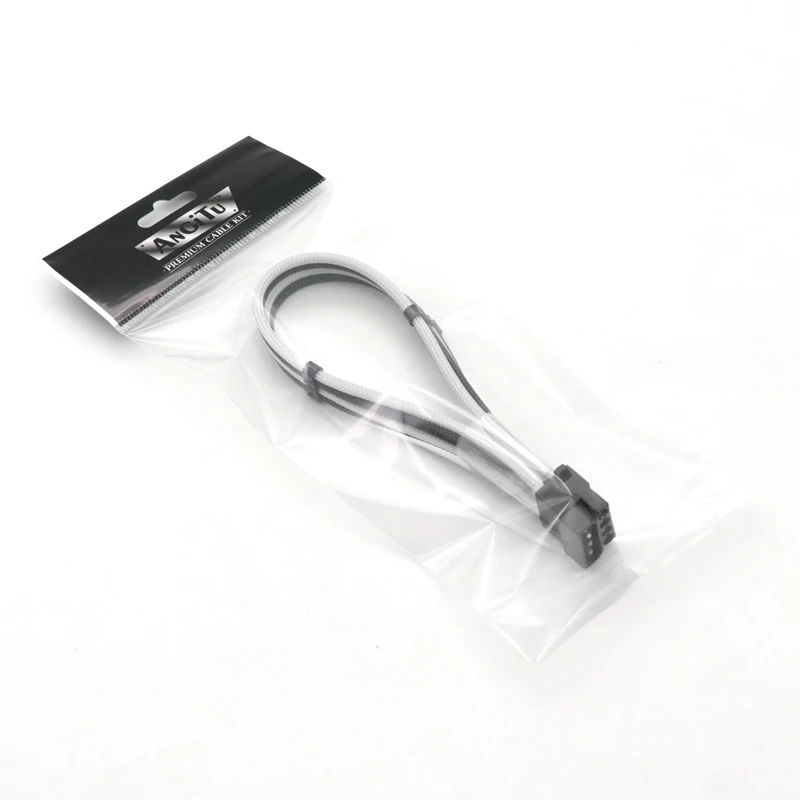 Cable de extensión de alimentación Molex macho a hembra, manga PET, 4mm, 2 uds., peine de Cable - imagen 2