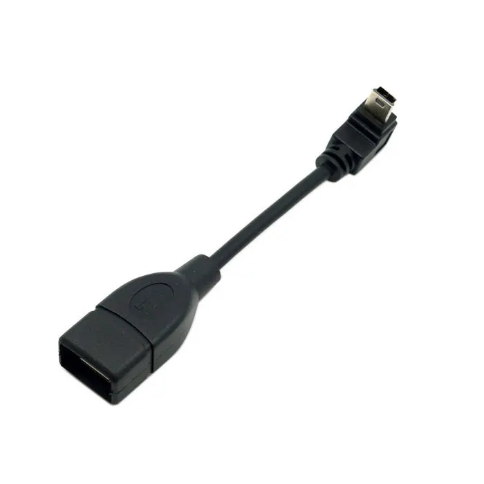 Cable Mini USB 90 en ángulo hacia arriba para Audio de coche MP3 10 cm/25 cm 0,1 m/0,25 m Cable USB a Mini USB para vehículo - imagen 2