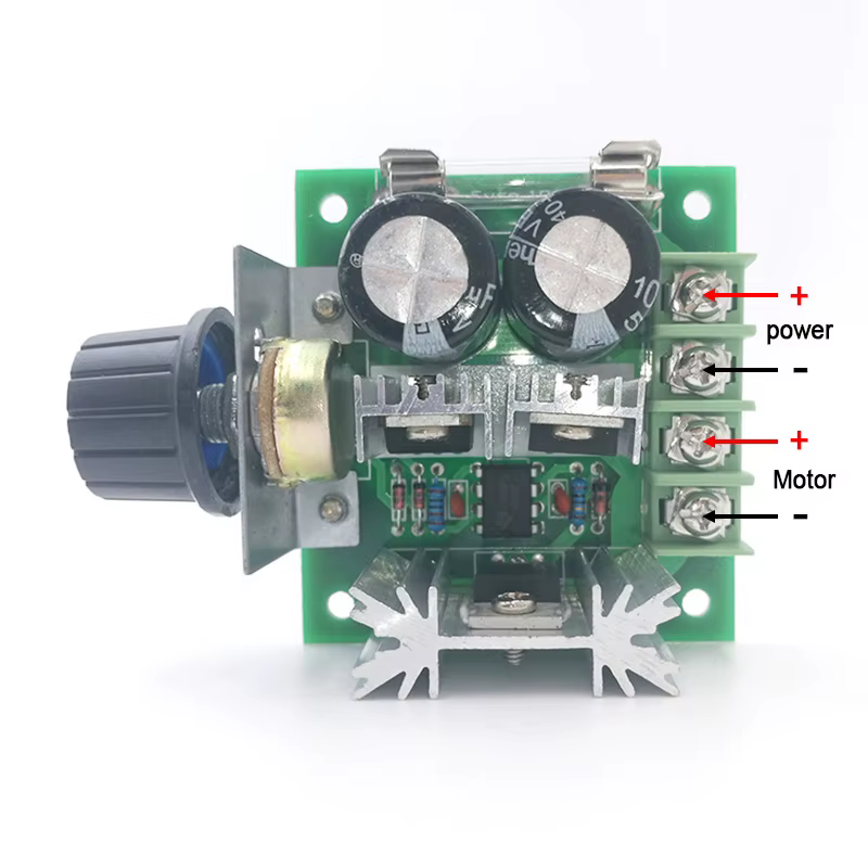 Regulador PWM Motor DC 12V-40V 10A – Control Velocidad Electrónico - imagen 4