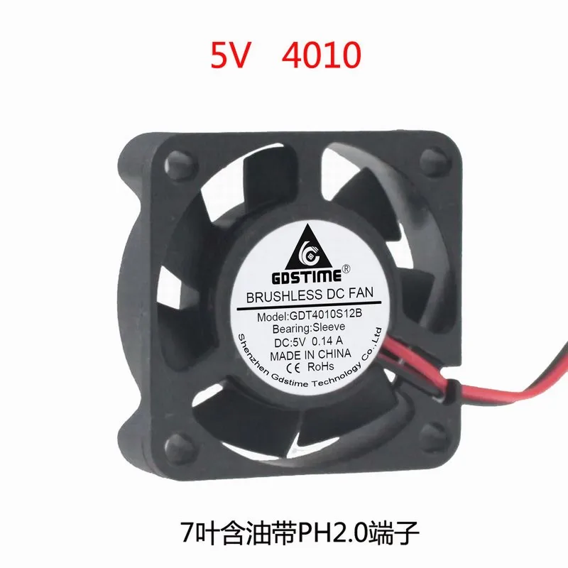 Ventilador de refrigeración sin escobillas, cojinete de aceite, cc 5V, 12V, 24V, 4CM, 40x40x15MM - imagen 3
