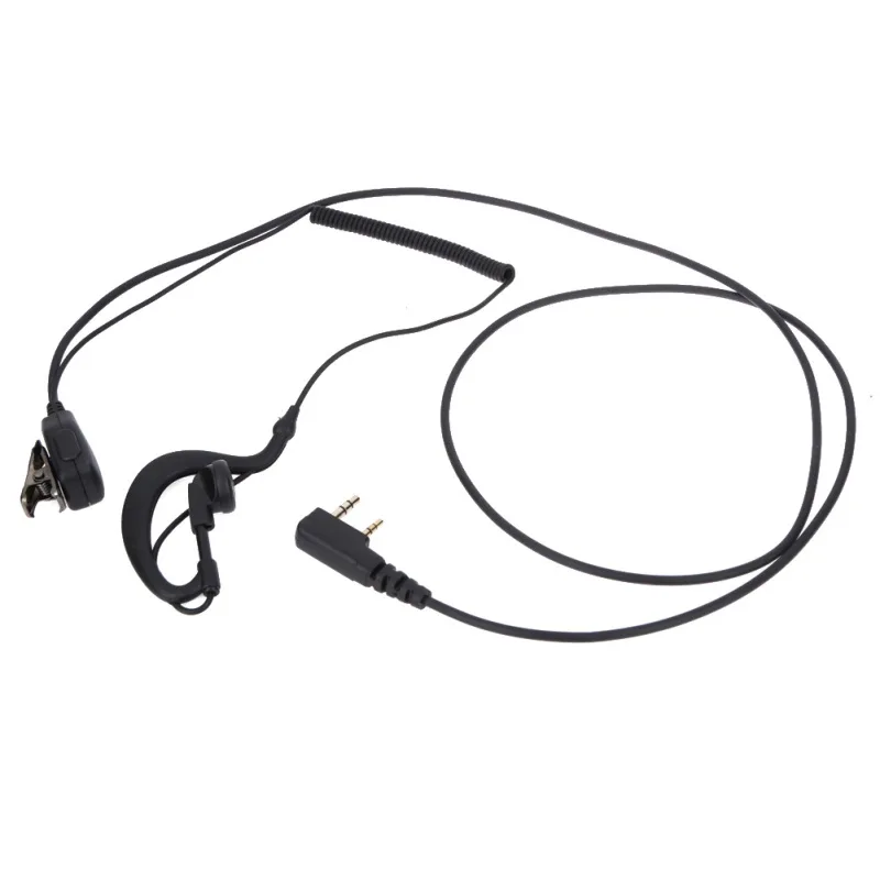 Auricular PTT Walkie Talkie – Baofeng UV5R, Kenwood con Micrófono - imagen 5