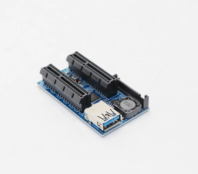 H1111Z conectores de Cables de ordenador, Cable de extensión PCI Express PCI-E Riser USB 3,0, adaptador USB SATA para ordenador - imagen 2