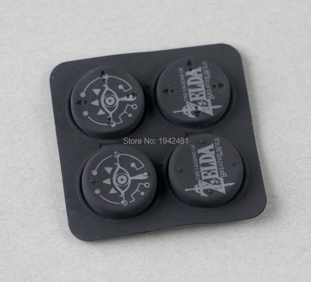 2 juegos de tapas de Joystick de silicona para Nintendo Switch NS Rocker, tapas de botón de agarre de pulgar con corona de una pieza, cubierta de piel - imagen 4