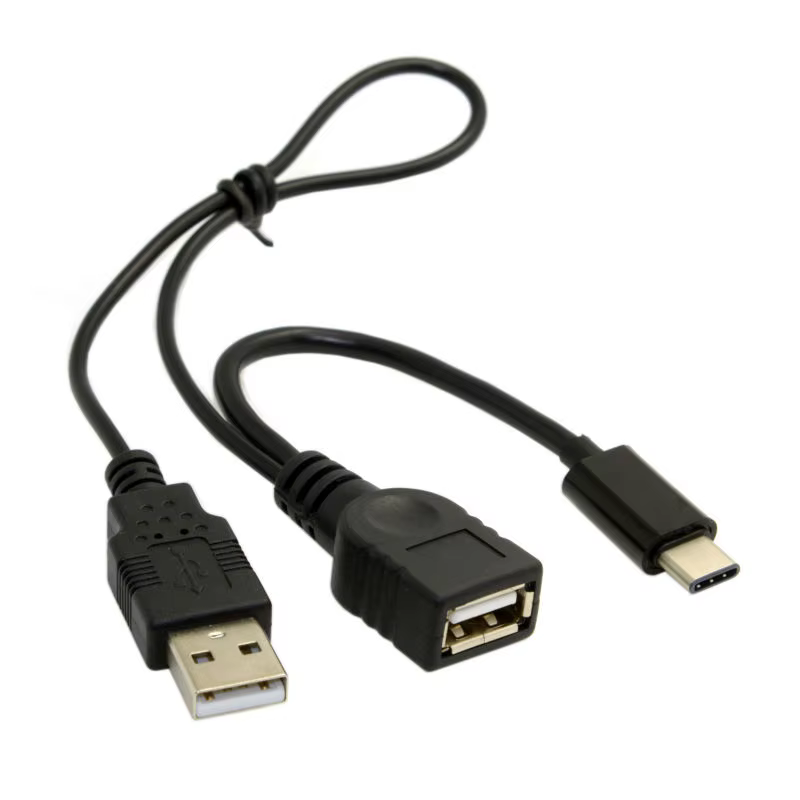 Cable Adaptador USB-C OTG Hembra - Transferencia y Carga para Móvil - imagen 2