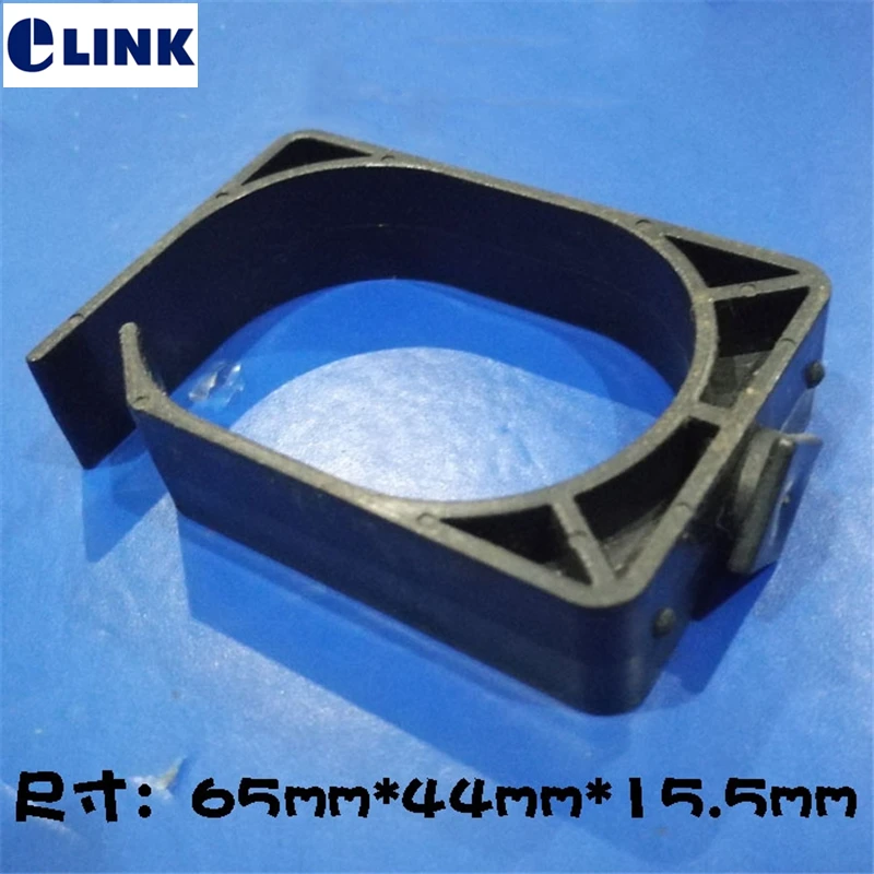 Anillo administrador de cables fuerza ABS para caja de distribución gestión de cables para gabinete de red negro 65*44*15,5mm fábrica ELINK 50 Uds