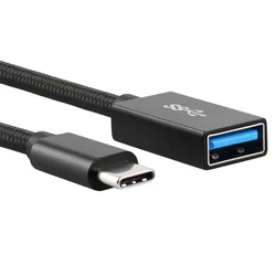 Adaptador USB-C a USB-A OTG – Cable Trenzado