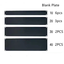 Placa fibra óptica en blanco para rack 19'' 1U-6U – Panel de conexión
