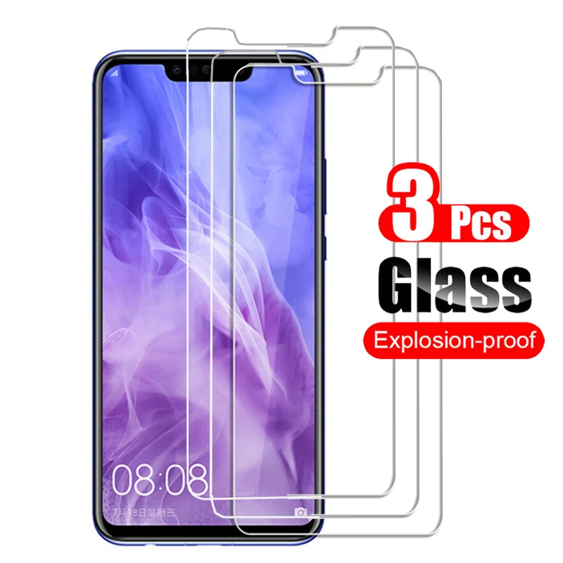 3 piezas de vidrio templado para Huawei Nova 3 3i 3E Protector de pantalla Protector de vidrio Protector 9 H para huawei Nova3 3i 3e