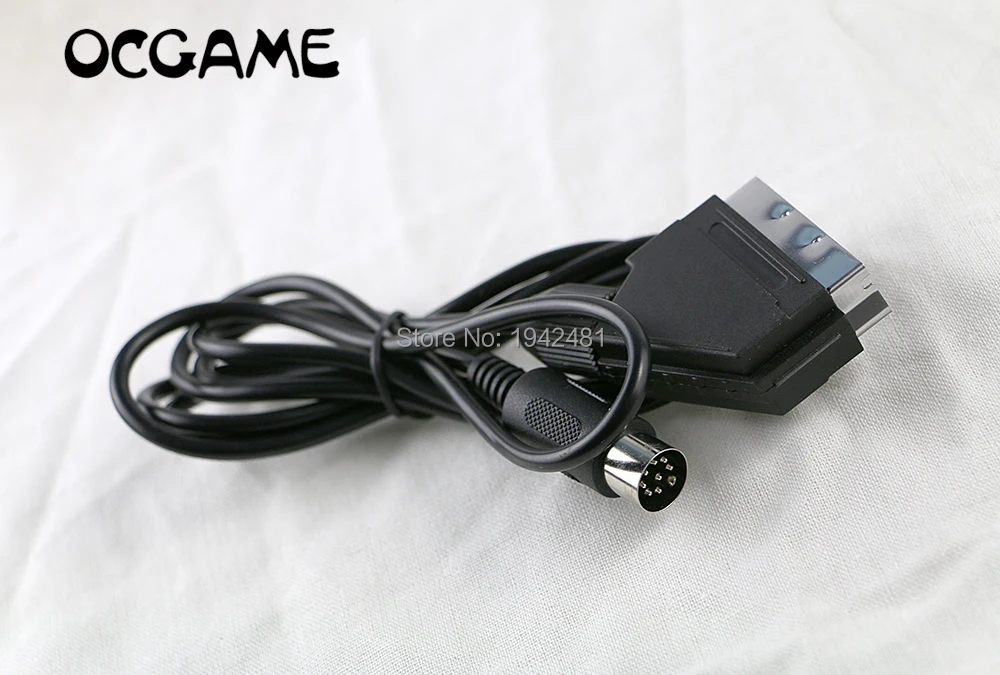 20 piezas al por mayor Cable Scart RGB de 1,8 m para Sega para Genesis 1 para Mega Drive MD NTSC versión C-pin
