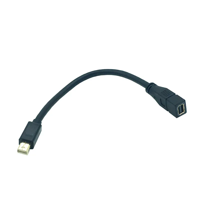 Cable de extensión de vídeo Mini DisplayPort M/F macho a hembra Mini DisplayPort 4K con soporte HBR2 - Extensión Mini DP 0,3 m