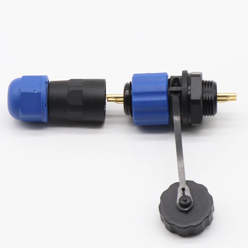 Conector impermeable de 2 pines SD13 de 13mm, conectores de cable de alimentación, conectores de cable, conectores automotrices, enchufe y enchufe, IP68 - imagen 3