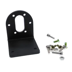 Soporte motor de paso aluminio con tornillos