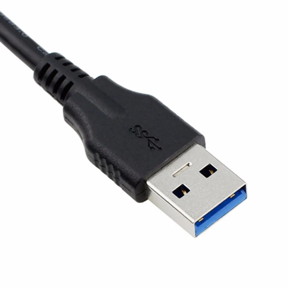 Cable de carga de datos de extensión USB 3,0 tipo A macho a hembra elástico para tableta y teléfono móvil unidad de disco duro portátil 100 cm negro - imagen 4