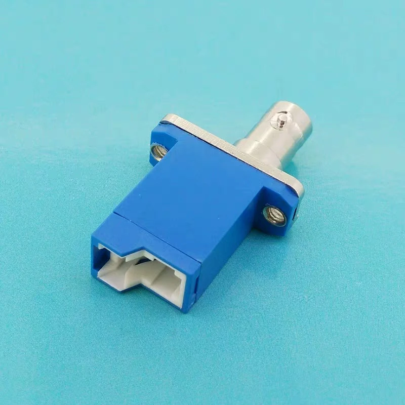 Adaptador de fibra óptica E2000-ST híbrido FF hembra verde azul SM APC UPC acoplador ST-E2000 envío gratis 5 uds 10 Uds 20 piezas