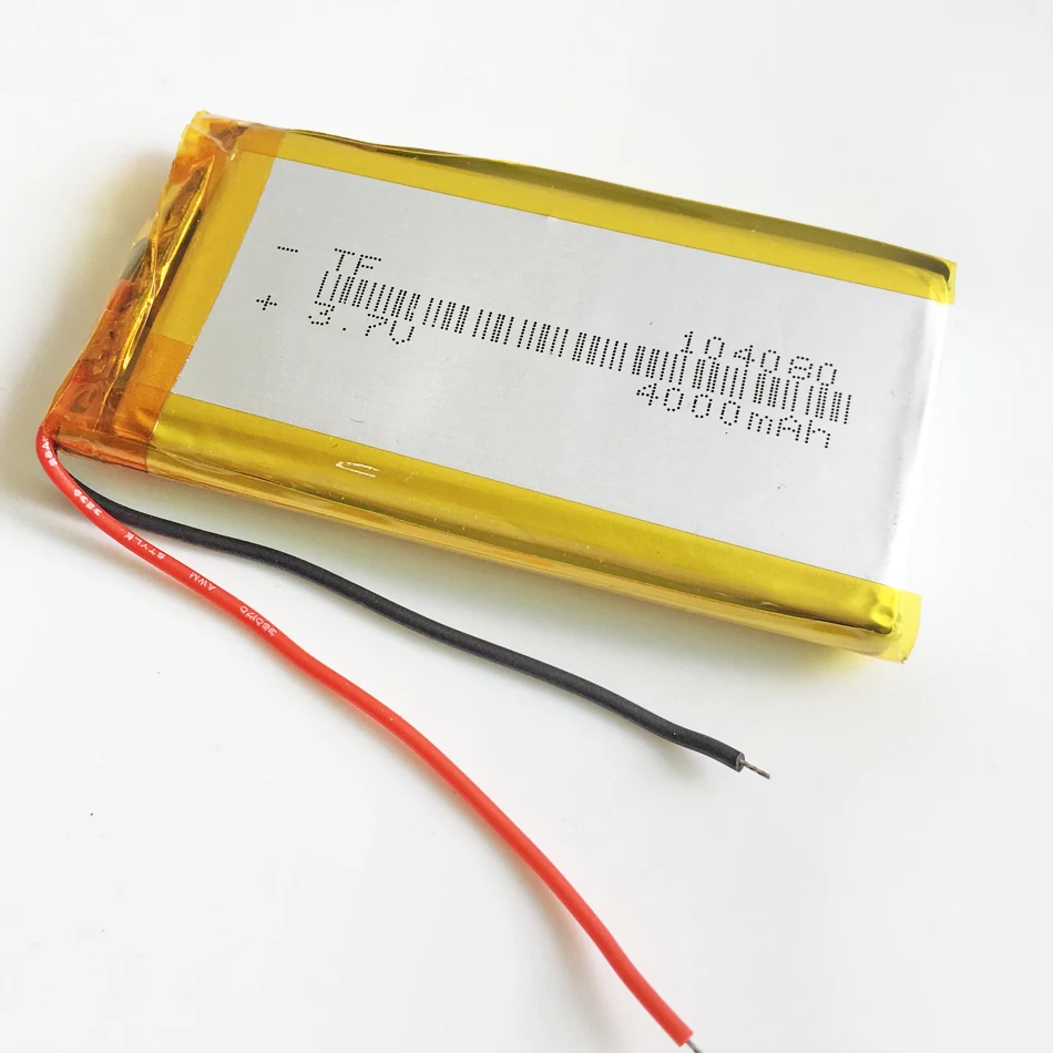 Batería recargable LiPo de polímero de litio de 3,7 V 4000 mAh 104080   Para GPS PSP PAD DVD E-Books Banco de energía Tablet PC portátil - imagen 3