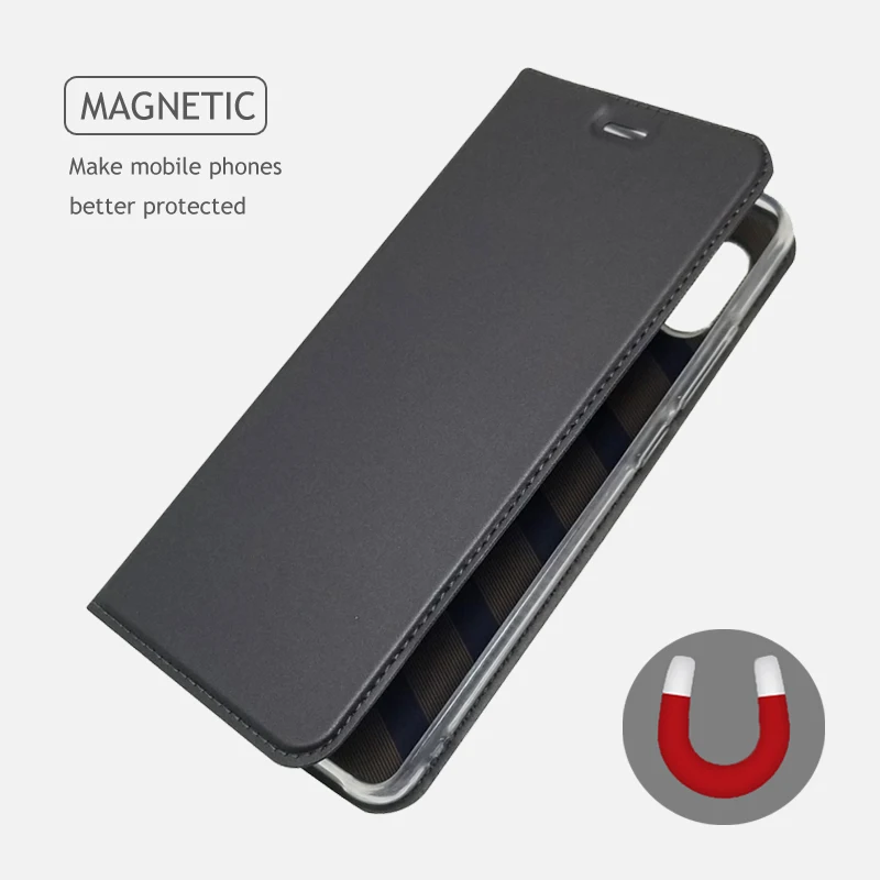 Para Redmi Note 5 Pro funda suave PU soporte cubierta ranura para tarjeta Cartera de cuero Flip Case para Xiaomi Redmi Note5 Note 5 Pro funda de teléfono - imagen 2