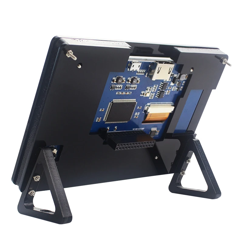 Raspberry Pi 3 modèle B + Support acrylique blanc/noir uniquement pour écran tactile 5 pouces pour écran tactile Raspberry Pi 3 - imagen 5