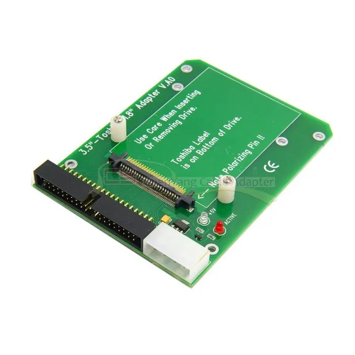 Microunidad de 50 pines de 1,8 pulgadas a 3,5, adaptador IDE de 40 pines para disco duro Toshiba - imagen 2