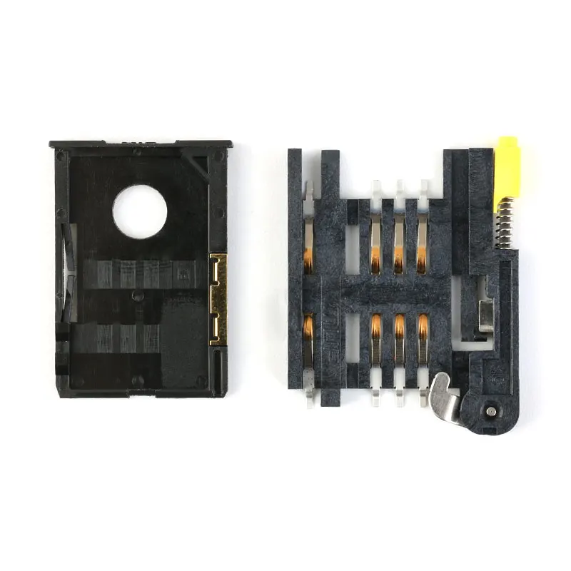 Soporte de tarjeta SIM, ranura para tarjeta SIM 6 + 2P, cajón de tarjeta SIM, Conector de cubierta autoelástico, 5 unids/lote - imagen 5