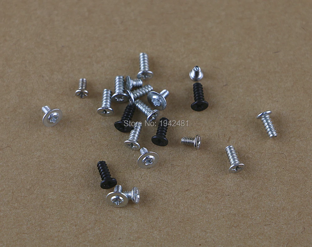 2 juegos de piezas de reparación de tornillos de juego completo de buena calidad para tornillos de carcasa de consola psp1000 - imagen 3