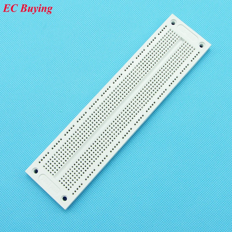 Prototipo sin soldadura Prueba experimental DIY Placa de pruebas SYB-130 760 puntos de amarre 178 x 86 x 8,5 mm