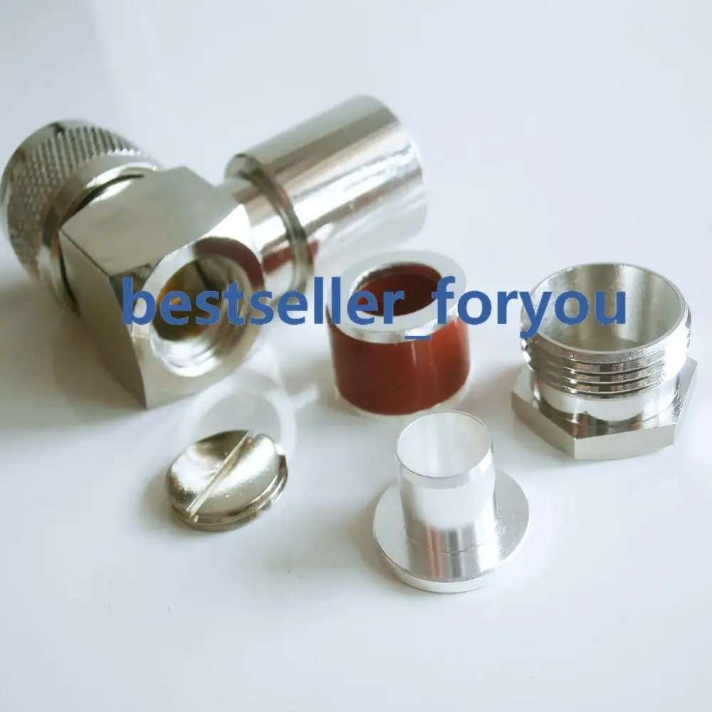 Abrazadera de ángulo recto de enchufe macho UHF PL259 para conector RG8 LMR400 RG213 RG214, 1 unidad - imagen 4