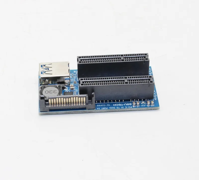 H1111Z conectores de Cables de ordenador, Cable de extensión PCI Express PCI-E Riser USB 3,0, adaptador USB SATA para ordenador - imagen 4