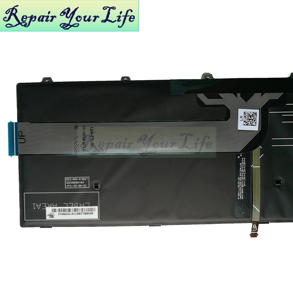 Teclado retroiluminado árabe para portátil, accesorio para Dell Inspiron 15, 3000, 5000, 5548, 5552, 5759, 7557, 5551, 5555, 5558, nuevo - imagen 5