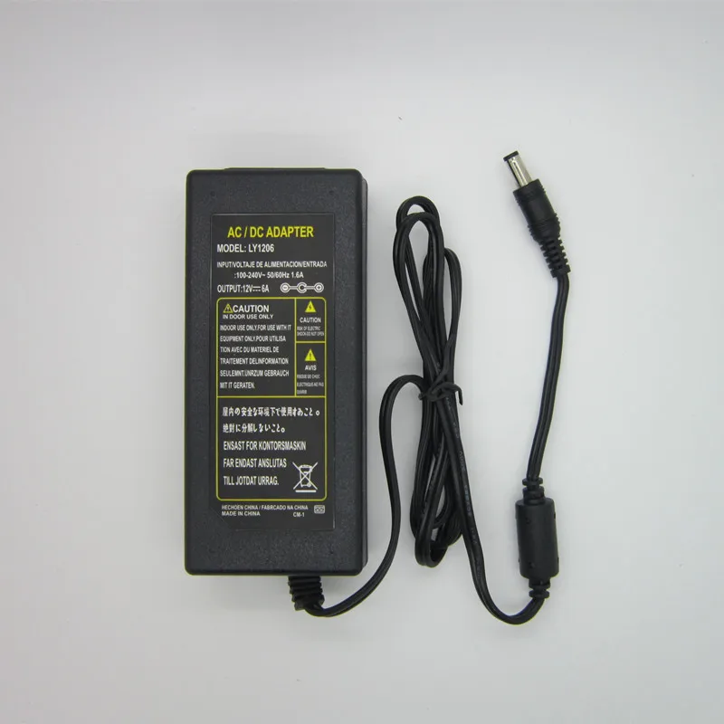 Fuente Alimentación LED 12V 6A 72W para Tiras de Luz - imagen 4