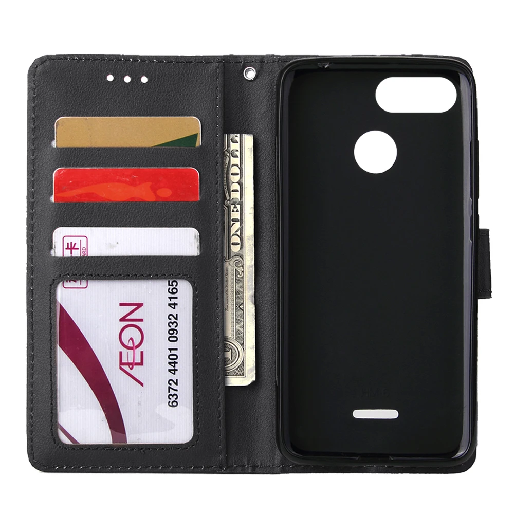 Funda de cuero sFor Xiaomi Redmi 6 para Coque Xiaomi Redmi 6 Redmi6 8 7A 8A Fundas de teléfono con tapa de estilo clásico - imagen 4