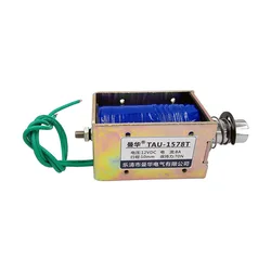 Solenoide TAU-1578T Marco Abierto 12V/24V – Fuerza 70N Carrera 10mm