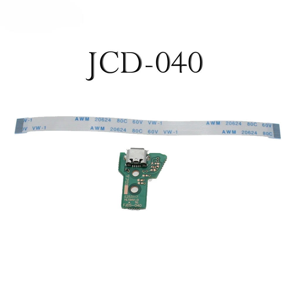JDS-001 JDS011 JDS030 JDS040 55 Placa de enchufe de puerto de carga USB micro placa de cargador con cable de cinta flexible para placa de control PS4 - imagen 5