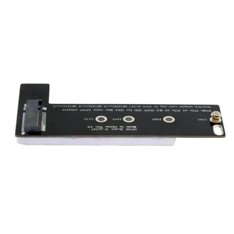 Tarjeta adaptadora convertidora M2 M.2 NGFF M-Key NVME para Macbook Mini 2014 A1347 MEGEN2 MEGEM2 MEGEQ2 SSD - imagen 2