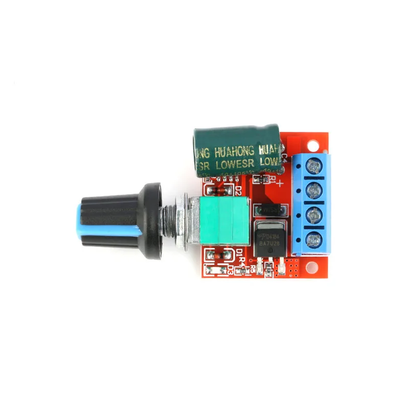 Módulo controlador de velocidad de Motor, regulador de velocidad de 5V-28V, 5A, 90W, interruptor de placa de ajuste de 24V, Mini PWM DC-DC - imagen 5
