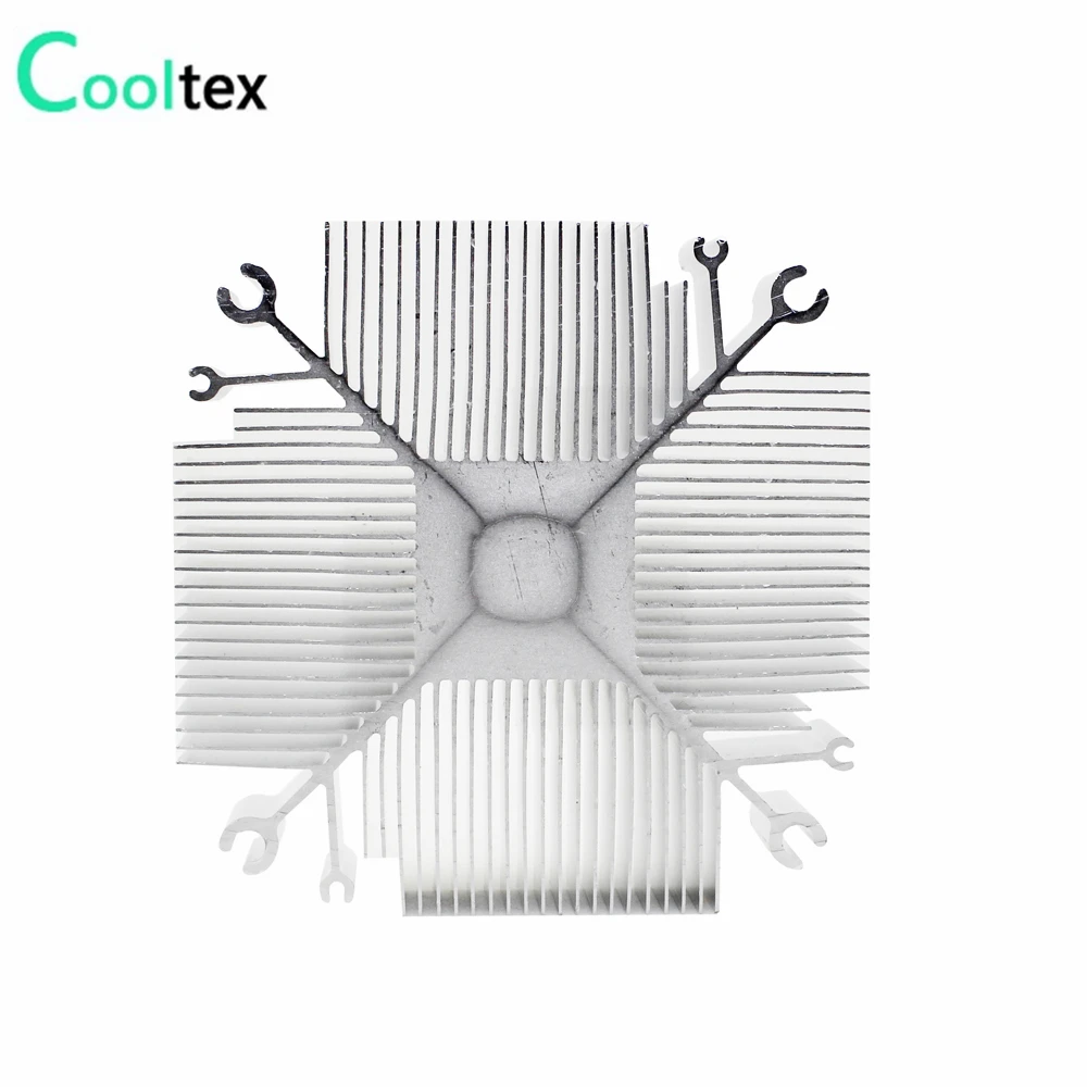 Disipador de calor LED para refrigeración, de aluminio puro disipador de calor, 30w-100w, bricolaje - imagen 4