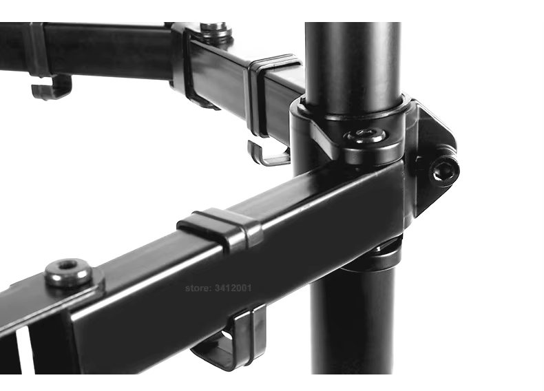 Brazo Monitor Dual MS02-II – Articulación 360° hasta 27" - imagen 2