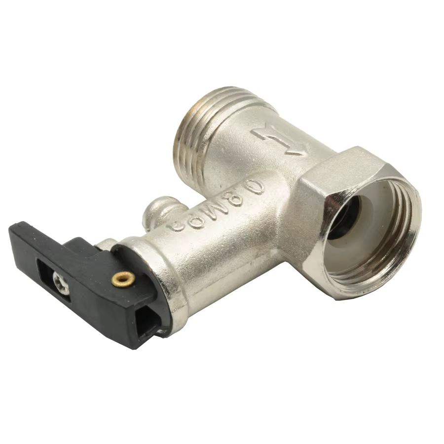 Válvula Alivio TP G1/2" Calentador Agua 99°C 0.8 MPa