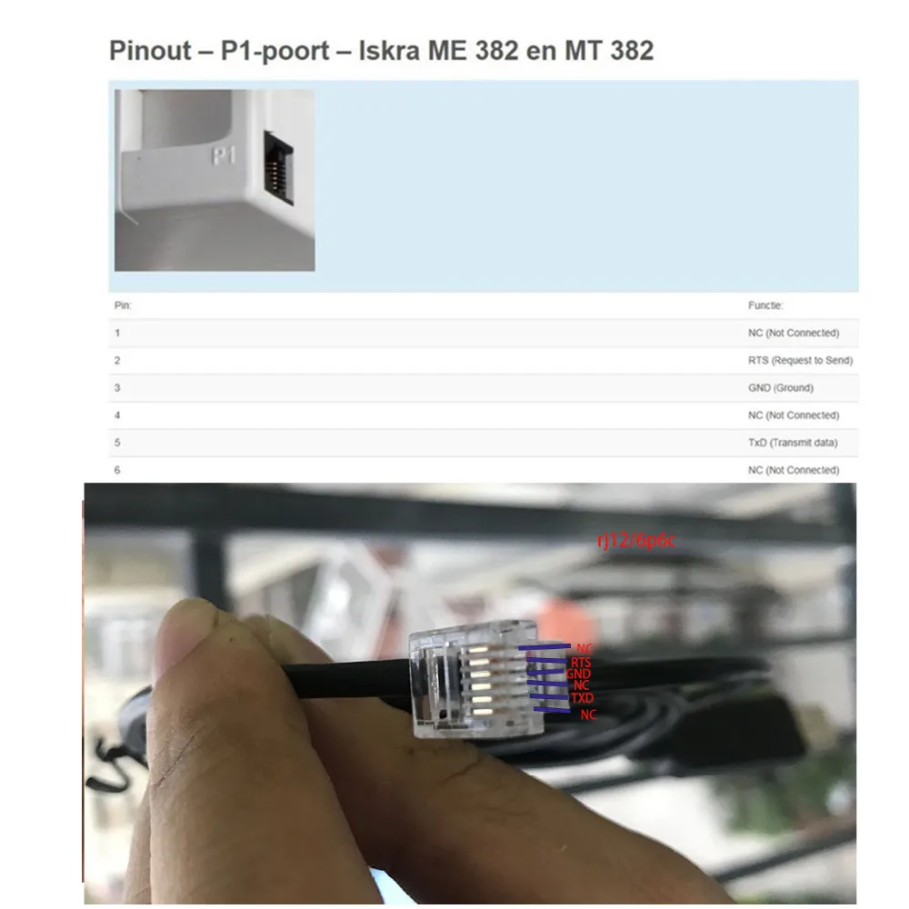 ME382 MT382 AMAZON RJ12 6P6C