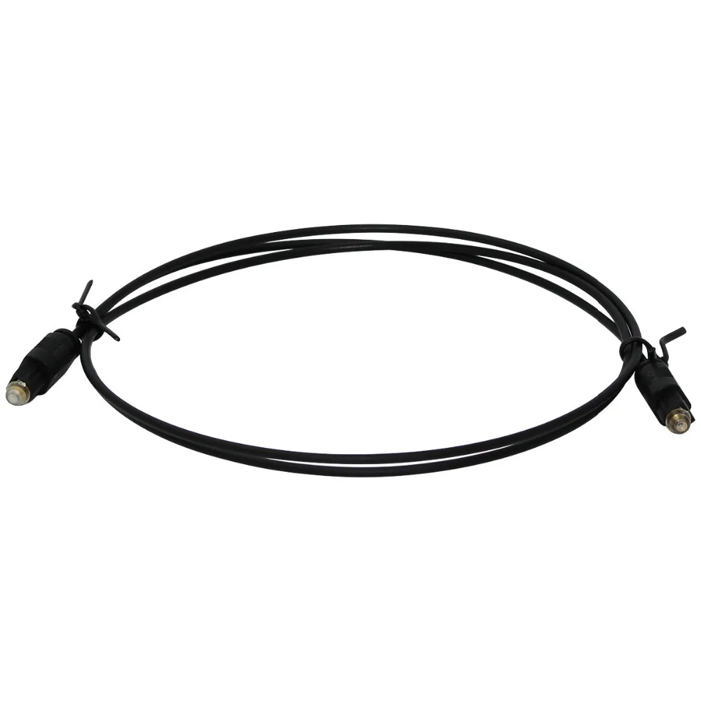 1 unids/lote nuevo 1m2mm Cable de fibra óptica de Audio Digital chapado en oro Cable Toslink SPDIF - imagen 3